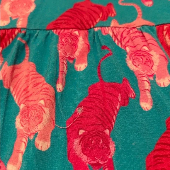 Play Condition Posh Peanut Le Tigre Flounce Dress Sz 5t/6t - Picture 3 of 5